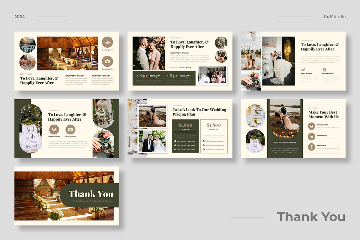 Wedding Google Slides Template, a Presentation Template by fluffstudio (Photo 4 of 4)