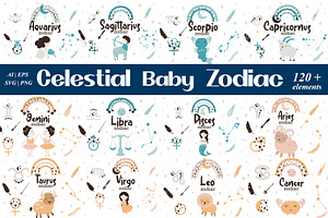 Celestial Baby 12 Kids Zodiac