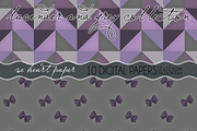 Lavender and Grey Digital Papers, a Pattern Graphic by weheartpaper (Thumbnail 2 of 3)