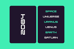 Technoise Display Font