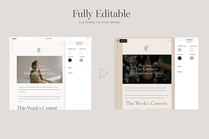 Flodesk Weekly Newsletter Template