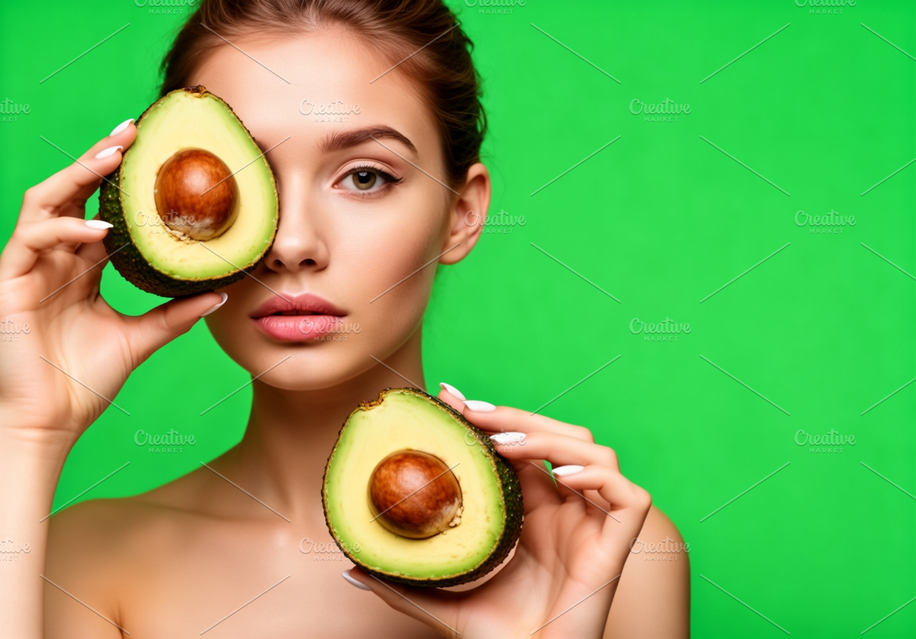 Avocado Beauty Portrait, a Person Photo by Casa Mandarina
