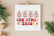 Christmas Party - Retro Font, a Sans Serif Font by Mini_World (Thumbnail 5 of 5)
