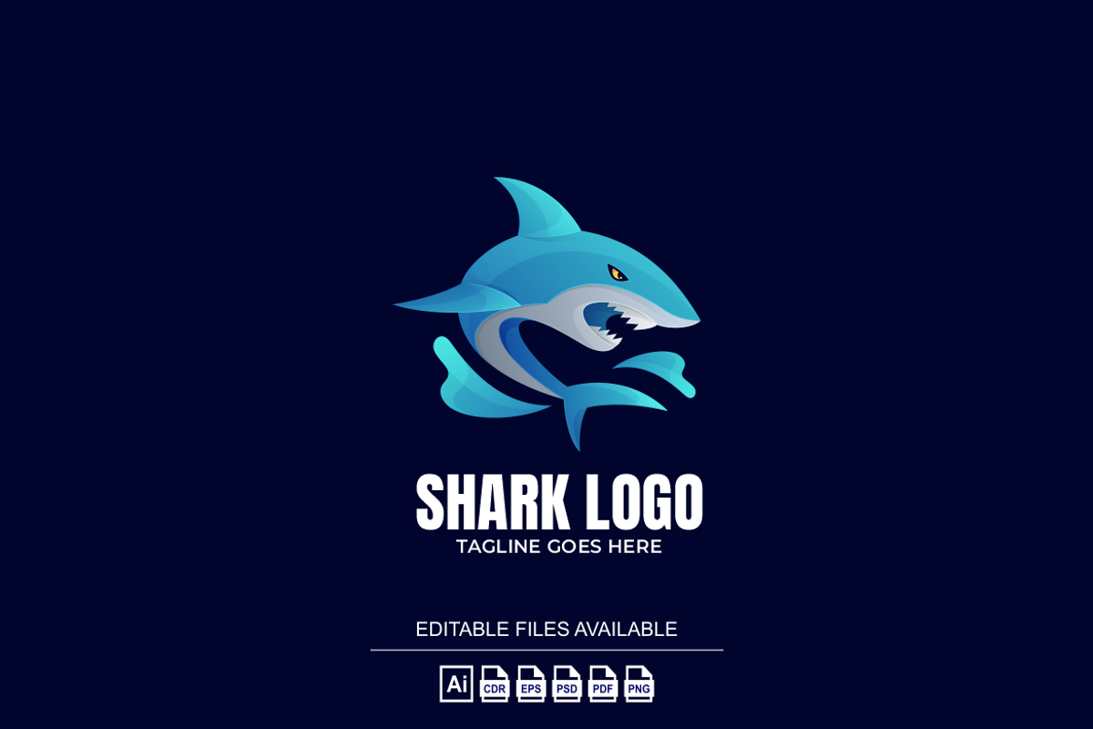 Shark Colorful Logo, a Branding & Logo Template by Ibnipro1
