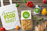 Organic Food Lettering & Labels, a Graphic by Giraffarte (Thumbnail 2 of 7)