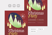 Elegant Christmas Party Flyer, a Flyer Template by Pink Bunny Studio (Thumbnail 2 of 3)