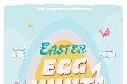 Happy Easter Party Flyer, a Flyer Template by Artolus (Thumbnail 4 of 5)