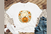 Ghost Pumpkin Fall Autumn Halloween, an Illustration by Sublimation Artist (Thumbnail 2 of 9)