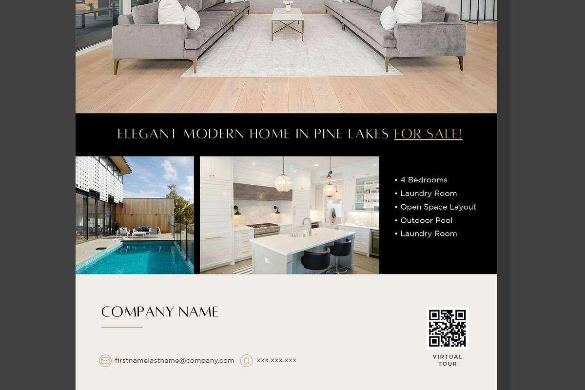 Easy to Use Real Estate Flyer Template preview 4