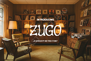 Zugo Elegant Display Typeface - Mode, a Font by Astuti Studio (Thumbnail 1 of 16)