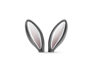 3D rabbit easter ears isolated on, an Object Illustration by Abscent