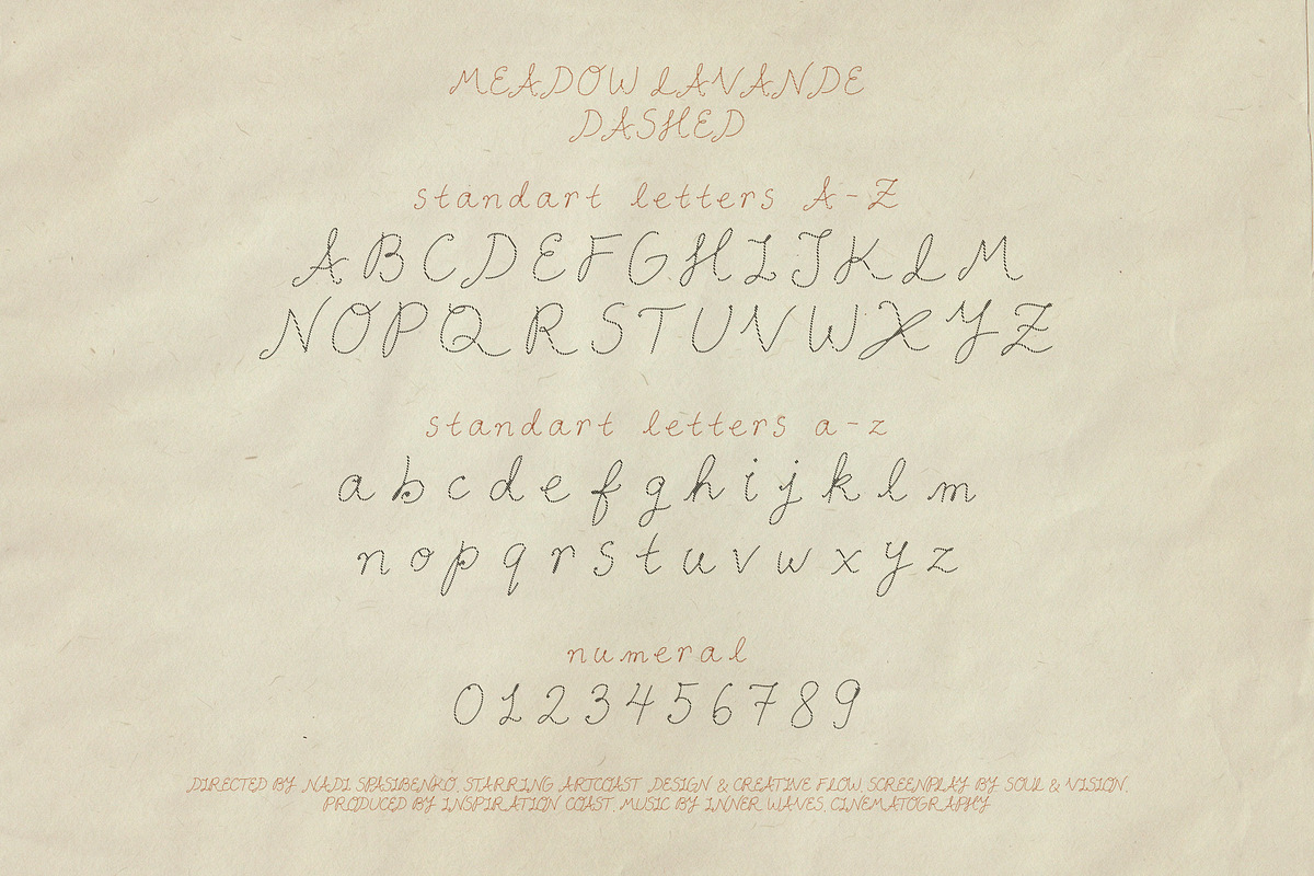 Meadow Lavande - Romantic Font, a Handwritten Font by nadispasibenko (Photo 9 of 13)