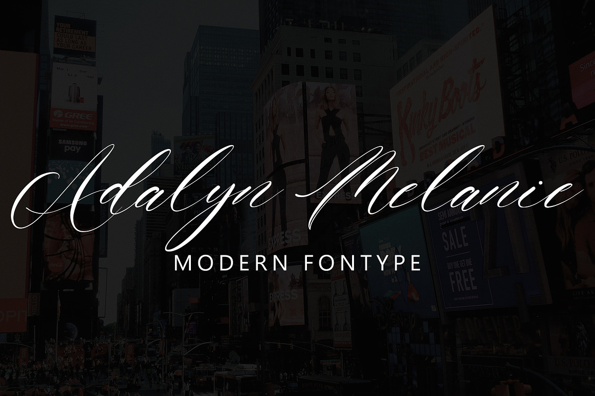 Adalyn Melanie, a Handwritten Font by HaKi Studio (Photo 1 of 5)