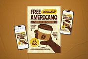 Coffee Promotion Event Flyer Set, a Flyer Template by The Good Store (Thumbnail 1 of 2)