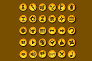 30 Video game cartoon vector icons, an Icon by ToonPlanet Vector Assets (Thumbnail 1 of 2)