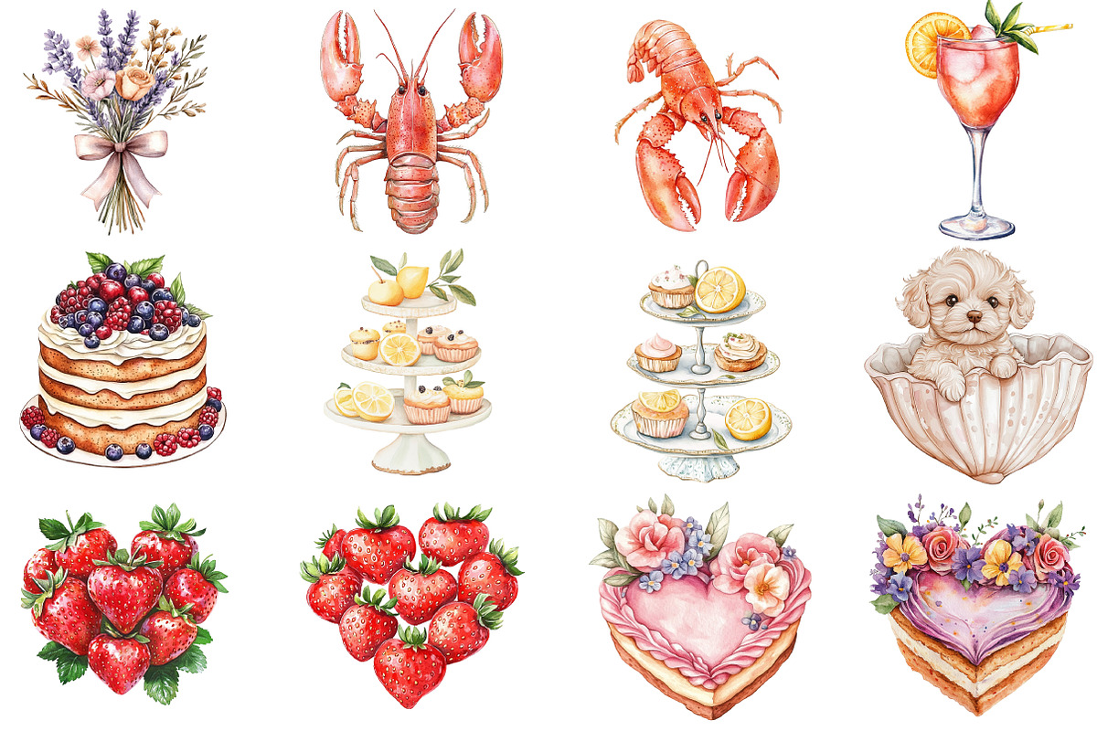 Whimsy Hand-drawn Watercolor Wedding, an Illustration by DreamCafeArt (Photo 5 of 8)