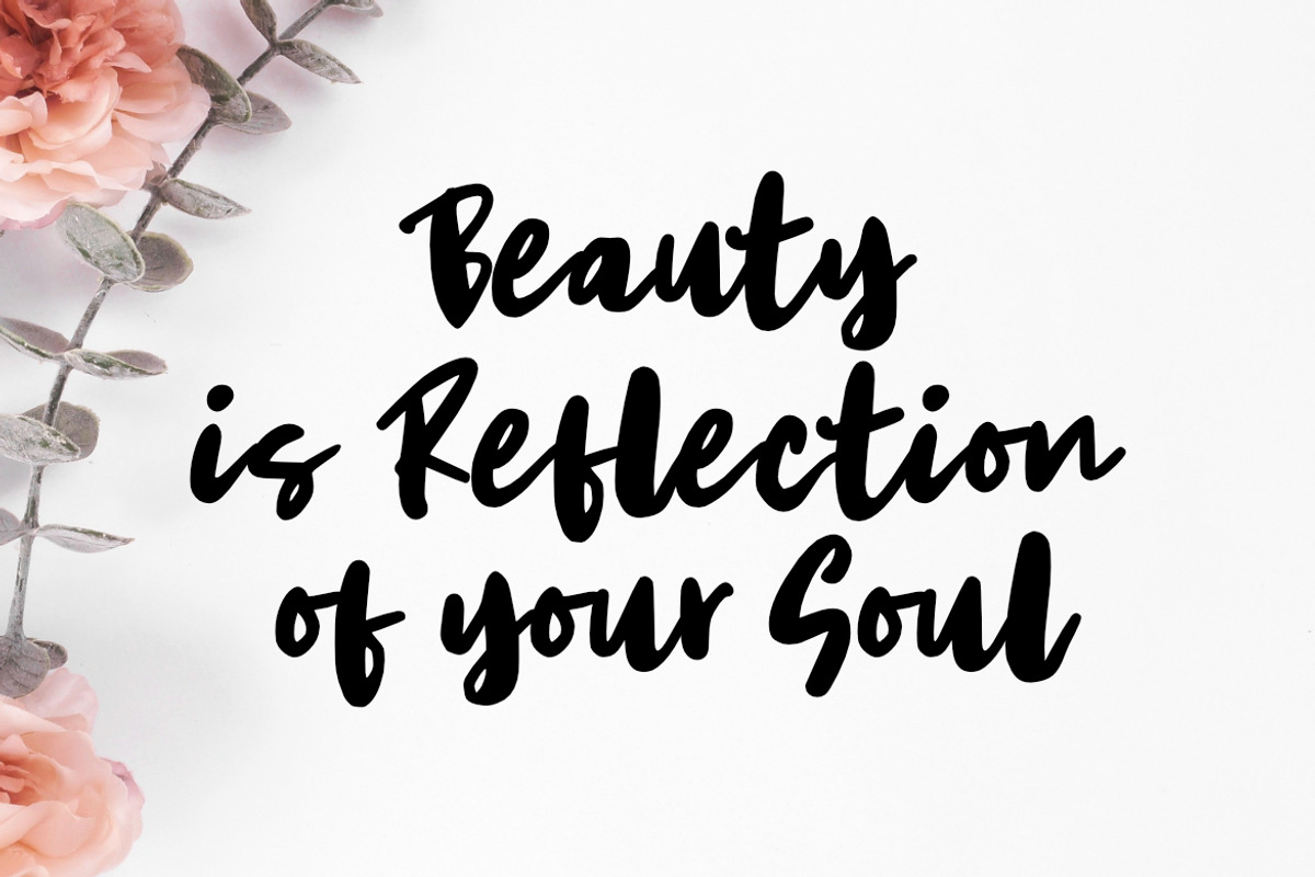 Stable Brush Font, a Script Font by YandiDesigns (Photo 3 of 4)