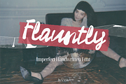 Flauntly: Imperfect Handwritten Font, a Handwritten Font by Anastasiia VNSK (Thumbnail 1 of 12)