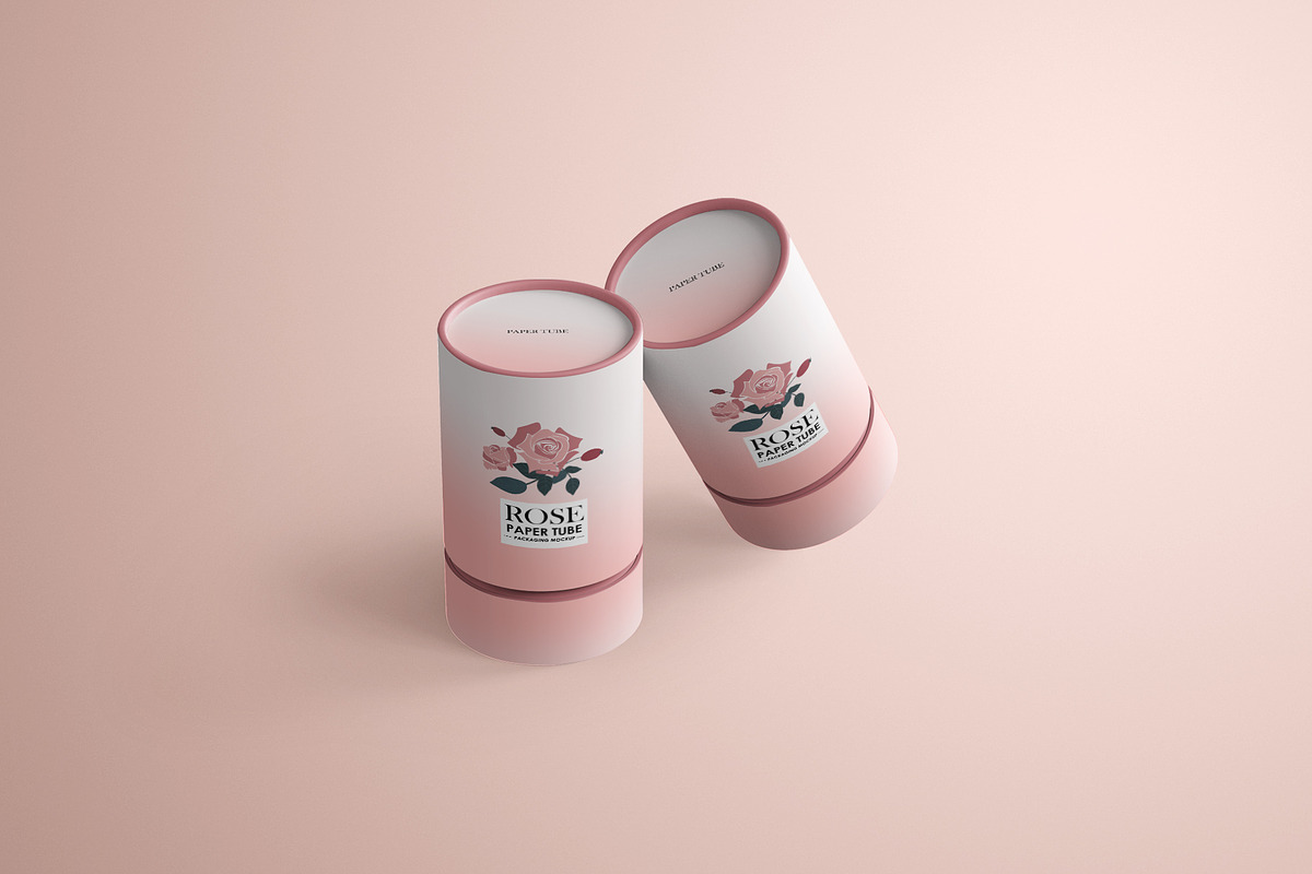 Two-Piece Telescopic Tube Box Mockup, a Packaging Mockup by Sheikhadesign (Photo 11 of 11)