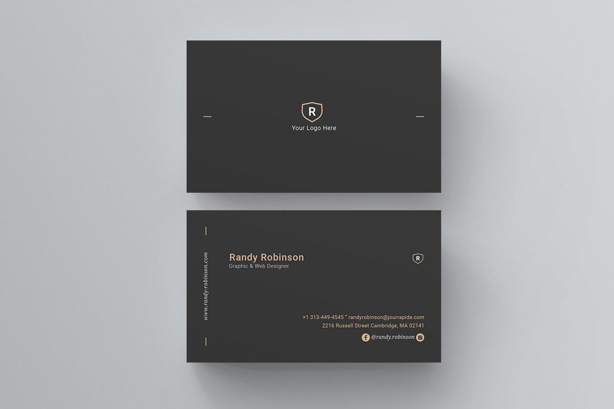 Business Card, a Business Card Template by CreativeZoom (Photo 6 of 7)