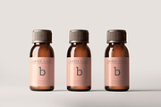 Amber Glass Bottle Mockups, a Cups & Container Mockup by pmvch (Thumbnail 16 of 20)