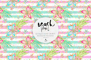Summer Beach Camper Tropical Pattern, a Pattern Graphic by KaramfilaS (Thumbnail 14 of 16)