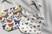 Vintage butterflies seamless pattern, a Pattern Graphic by Good Studio (Thumbnail 6 of 8)