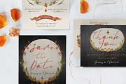 Autumn Floral Wedding Suite, an Invitation Template by BlueRobinDesignShop (Thumbnail 8 of 12)