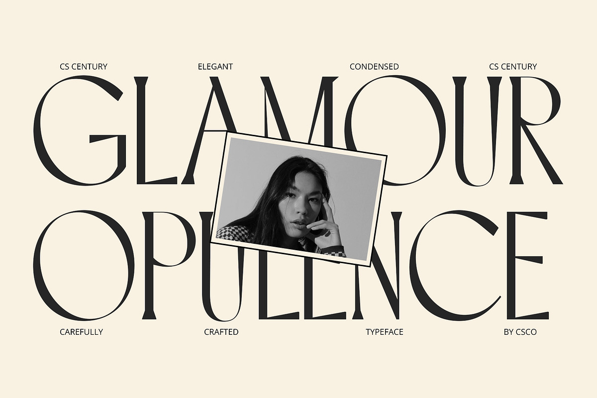 CS Century – Modern Font, a Serif Font by Craft Supply Co. (Photo 2 of 8)