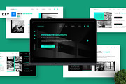 Innovative Solutions - Business Key, a Presentation Template by Deepslide Studio (Thumbnail 1 of 4)