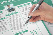 Clean Resume/CV, a Resume Template by designvillage (Thumbnail 6 of 12)