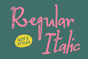 CS Belluga Stamp, a Handwritten Font by Craft Supply Co. (Thumbnail 5 of 8)