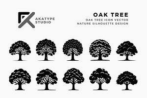 Oak Tree Icon, an Icon by Akatype Studio