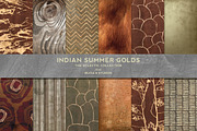 Natural Gold Patterns & Texture Pack, a Pattern Graphic by Blixa 6 Studios (Thumbnail 2 of 5)