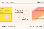 Lo Fi Instagram Templates, a Social Media Template by Bolderaja1 Studio (Thumbnail 4 of 12)
