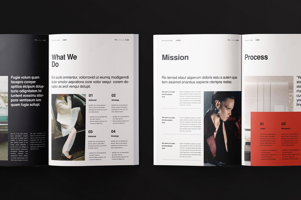 Services and Pricing Guide Template, a Brochure Template by ArtisanaAura (Photo 4 of 9)