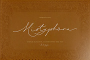 Mistyphora - Handwritten Script, a Script Font by Bale Type (Thumbnail 1 of 10)