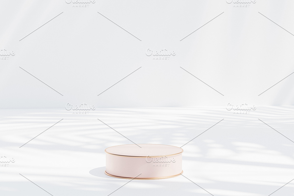 Beige luxury podium or pedestal, a Templates & Theme by Frostroomhead