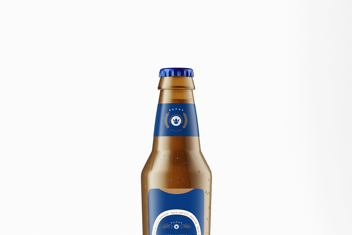 Realistic Beer Bottle Mock-up, a Print Template by Propex (Photo 8 of 19)