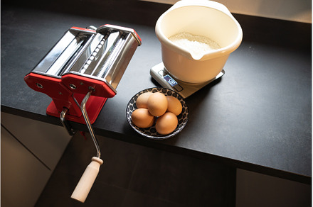 Making Pasta with Pasta Machine