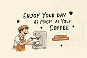 Happy Grounds - Quote Font, a Handwritten Font by Bale Type (Thumbnail 4 of 9)