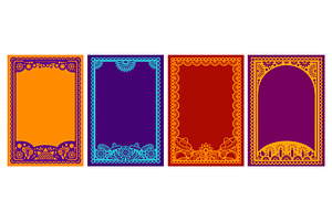 Mexican Cinco de Mayo party frames