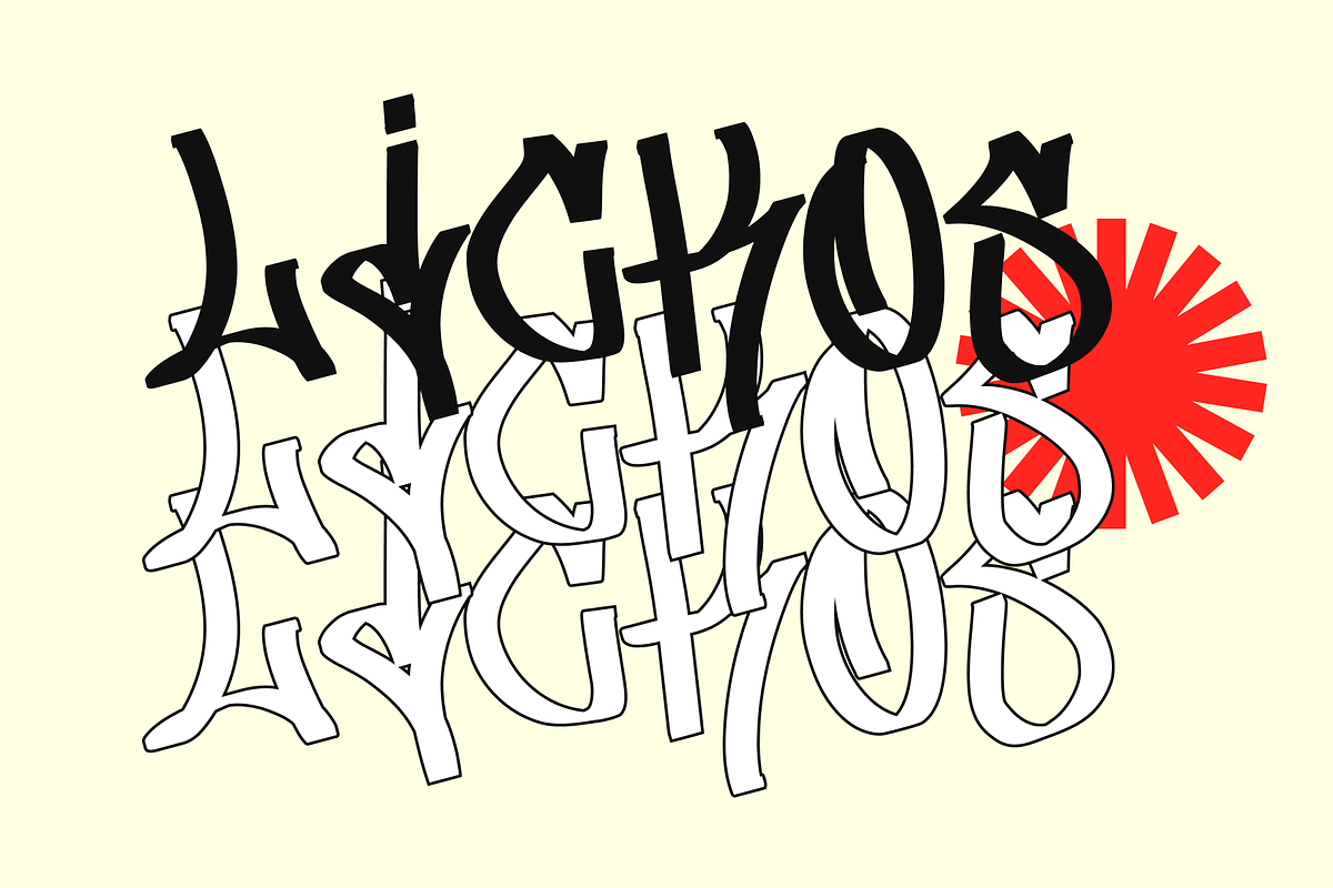 Lickos Graffiti Typeface, a Handwritten Font by Fitrah Type (Photo 1 of 11)