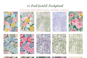 Hand-Painted Backgrounds & Frames, a Background Graphic by Essentially Nomadic (Thumbnail 9 of 16)