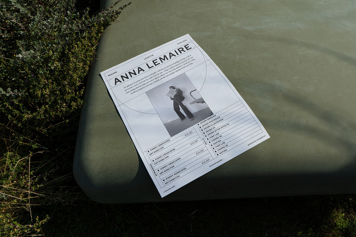 LUCETTE | Resume Kit, a Resume Template by Studio Standard (Photo 8 of 8)