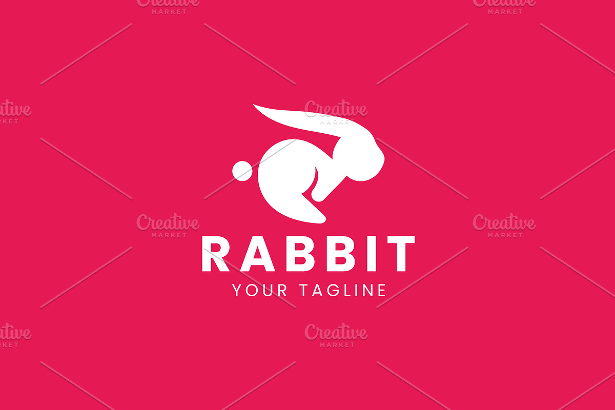 Rabbit logo icon illustration, a Branding & Logo Template by Dyn Studio