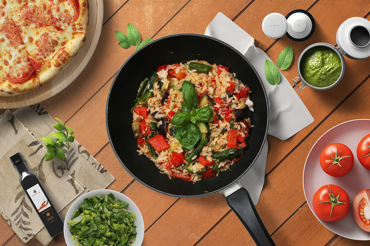 Restaurant Menu Scene MockUp Creator, a Product Mockup by PSD Market (Photo 3 of 14)