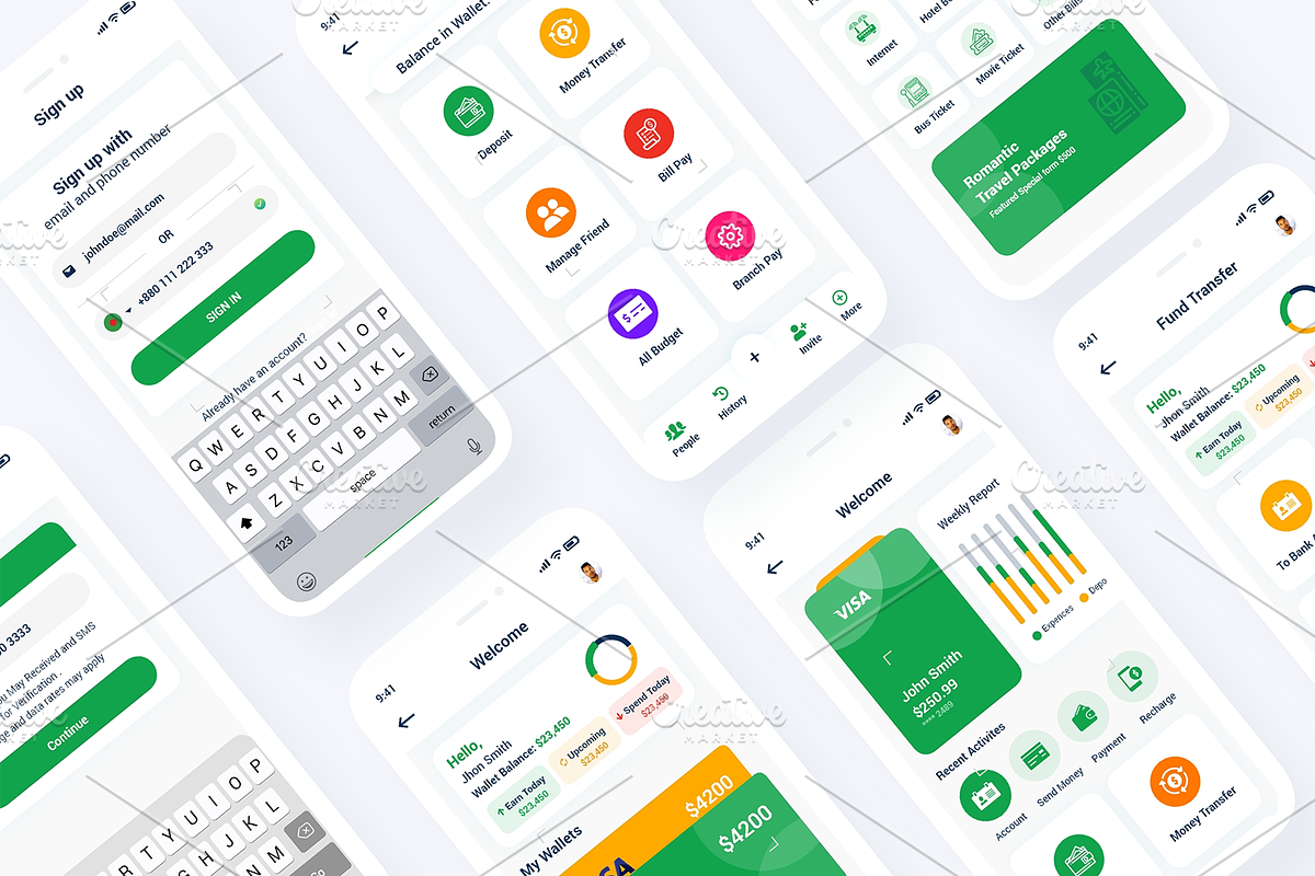 Mobile Banking & Wallet Mobile App preview 4