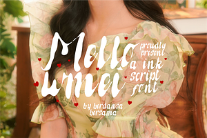 Mellowmei Ink Scipt Font