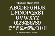 Miralona Stone Display, a Script Font by Letterhend Studio (Thumbnail 8 of 9)